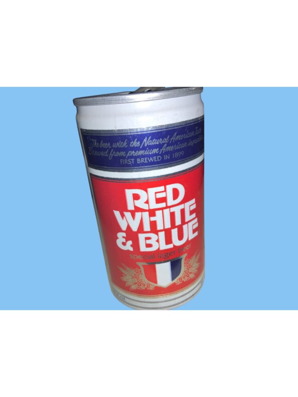 Red White & Blue Special Lager Empty Beer Can 12 Fl Oz 355 Ml Vintage Collectibl